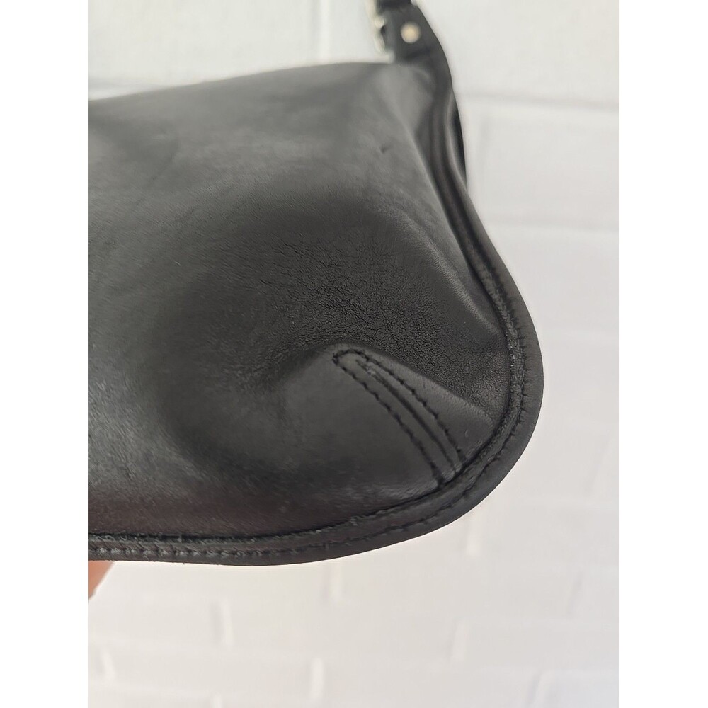 COACH 9134 Vintage 90's Crossbody Leather Bag Women's Black Unisex - Picture 7 of 16